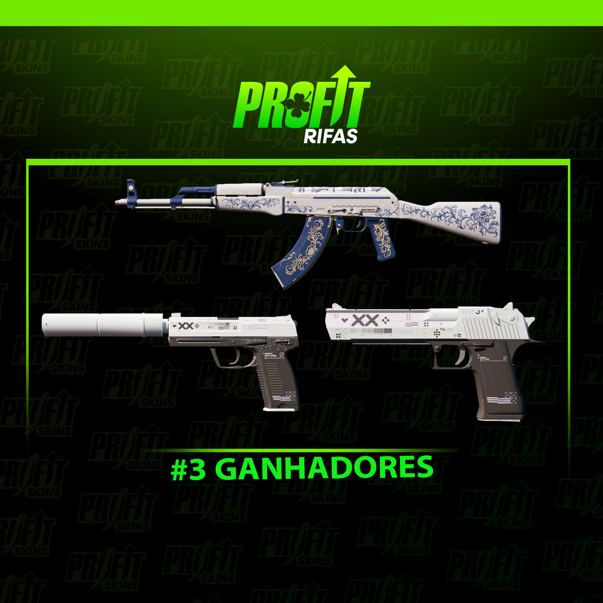 #3 GANHADORES | KIT WHITE 🤍